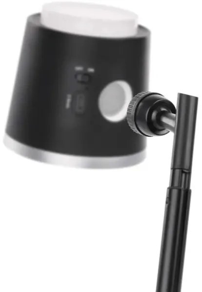 Lampă LED reîncărcabilă dimabilă de masă 4 în 1 LED/6W/3,7V 3000K/4000K/6500K negru