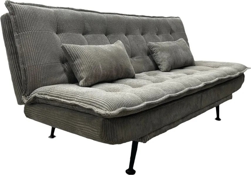 Canapea extensibila, Catifea Raiata Greige JAZZ 195cm