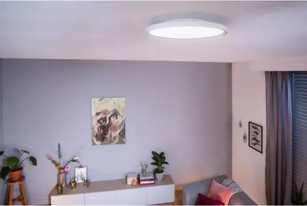 Philips Hue AURELLE plafonieră LED dimabilă, 21W, 230V, Ø 39,5 cm, albă