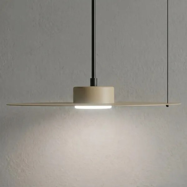Pendul pe cablu PIATTO 1xGX53/15W/230V, Ø 35 cm, bej