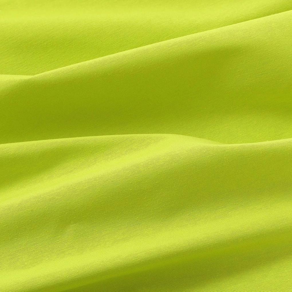 Goldea față de masă loneta - verde - ovală 120 x 200 cm
