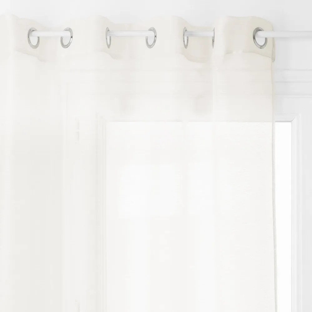 Perdea de fereastră cu inele metalice, perdea ușor de asamblat cu design simplu