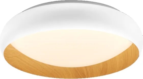 Osram - Plafonieră LED ORBIS LIVIA, 24 W, 230 V, Ø43 cm, alb/maro, cu dimmer