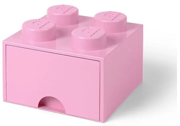 LEGO - Cutie depozitare 2x2 cu sertar, Roz