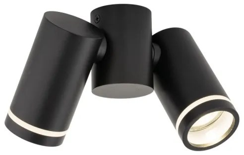 Spot JET SET 2xGU10/10W/230V negru