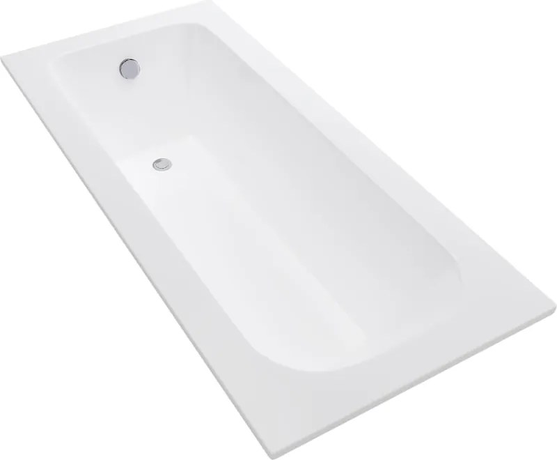 Mexen Vega vană dreptunghiulară 120 x 70 cm, albă - 55011207000
