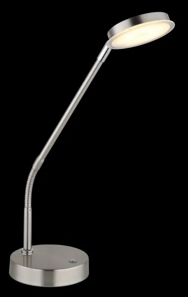 Globo 58504TN - Lampă de masă LED SILVIO, dimabilă prin atingere, 6,5W/230V, crom mat