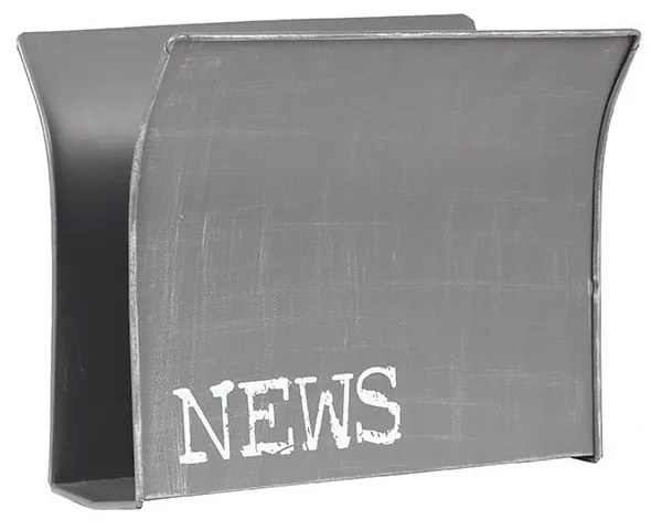 Suport metalic pentru reviste LABEL51, gri