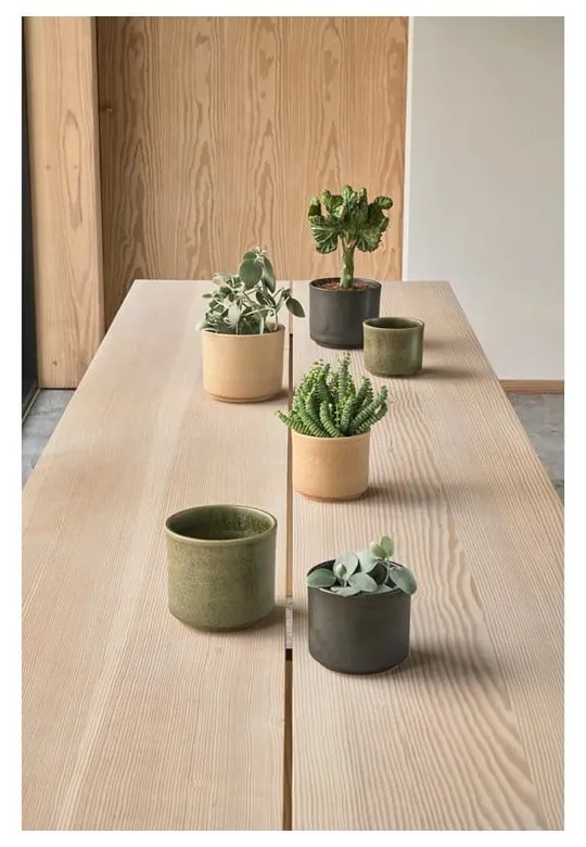 Ghiveci decorativ din gresie ø 17 cm Leer - Villa Collection