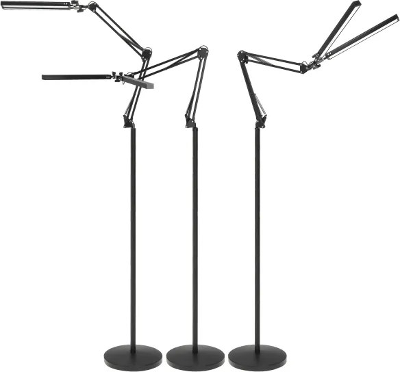 Brilagi - Lampadar flexibil VARIO LED dimabil/14W/5V 157 cm negru