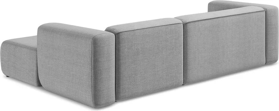 Colțar gri deschis (cu colț pe partea dreaptă/cu șezlong) Ekahi – Makamii