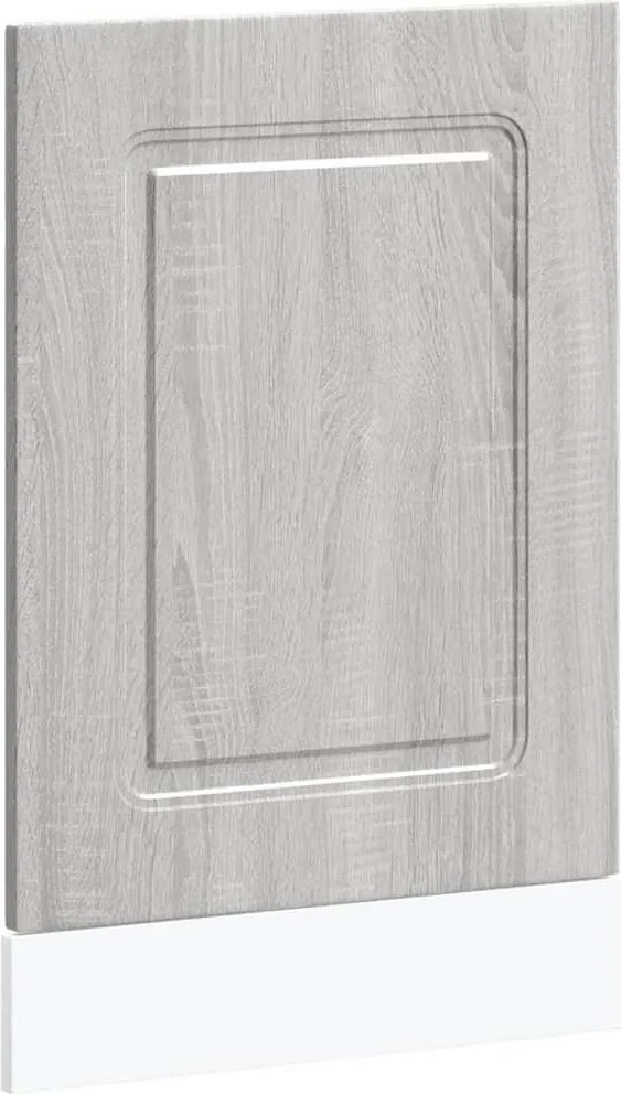 vidaXL Panou pentru mașină de spălat vase Gri Sonoma Lemn prelucrat