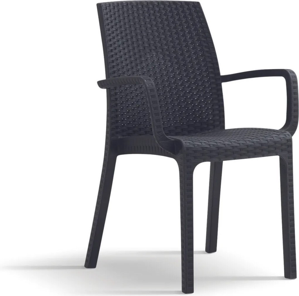 Masa Martin terasa, 80/80 cm, ratan sintetic