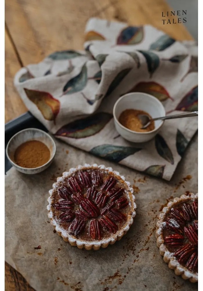 Prosop de vase din in 65x65 cm Golden Fall – Linen Tales