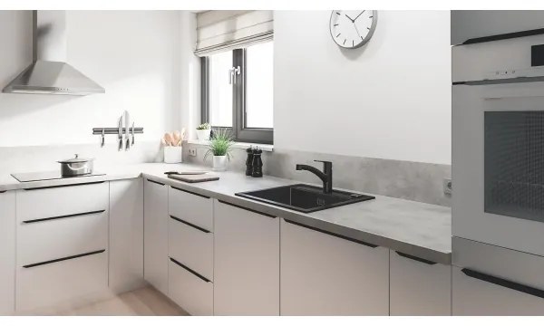 GROHE 303072431 - Baterie pentru chiuvetă START, 185 × 227 mm, neagră