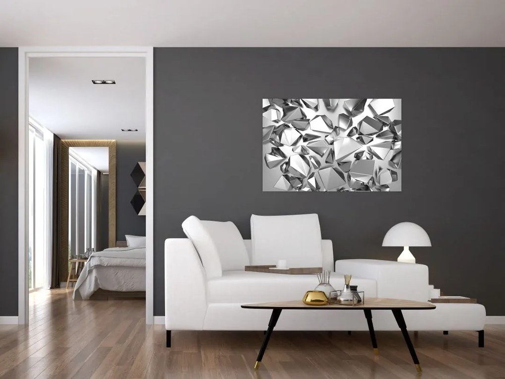 Tablou cu abstracție 3D (90x60 cm)