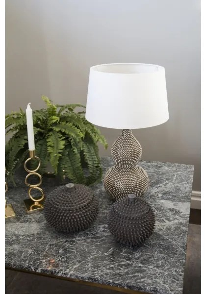 ByRydens 4001840-6508 - Lampă de masă LOFTY 1xE27/5W/230V alb/argintiu