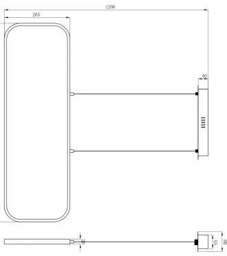 Lustră LED pe cablu SILLA LED/24W/230V Globo 67262HB