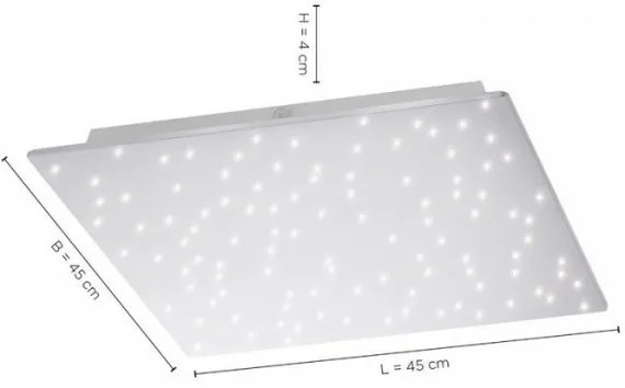 Plafonieră LED dimabilă SPARKLE LED/18W/230V 2700-5000K Leuchten Direkt 14671-55 + telecomandă