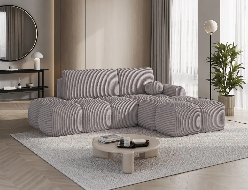 Colțar Vittario extensibil, 227x170x95 cm, orientare dreapta – Modullo 03