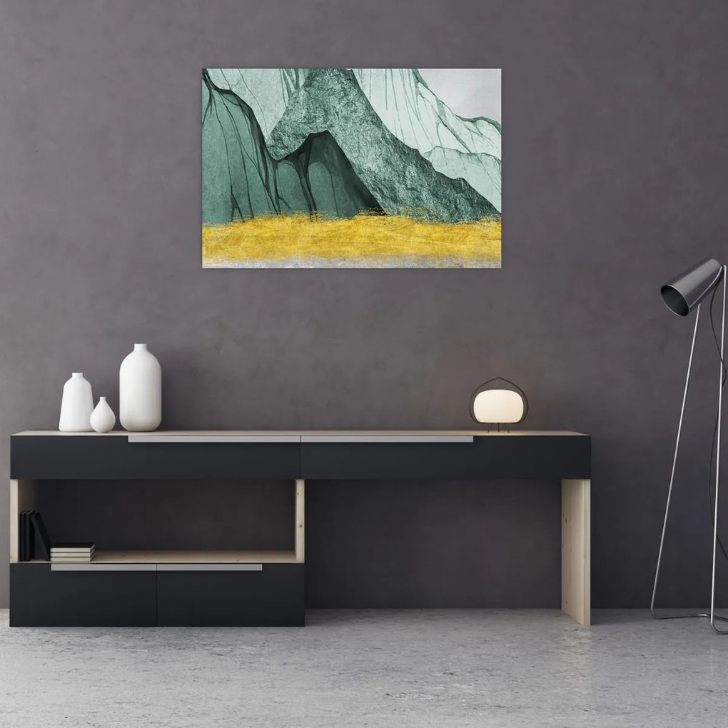 Tablou - Munții Smarald N⁰2 (90x60 cm)