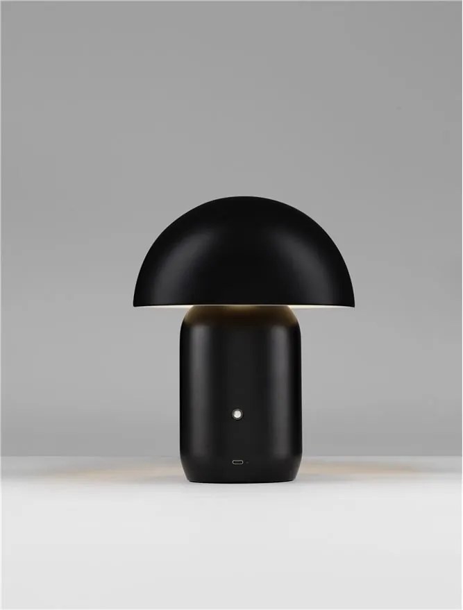 Veioza LED design decorativ POIS negru, NVL-9050169