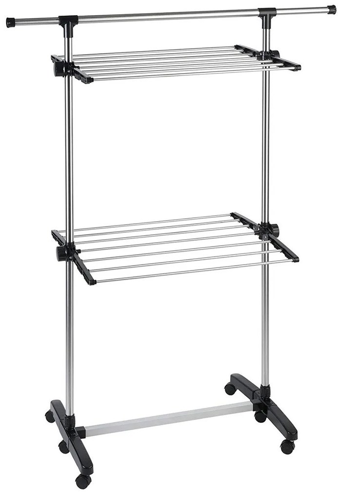 Uscător, oțel inoxidabil, 77-120 cm