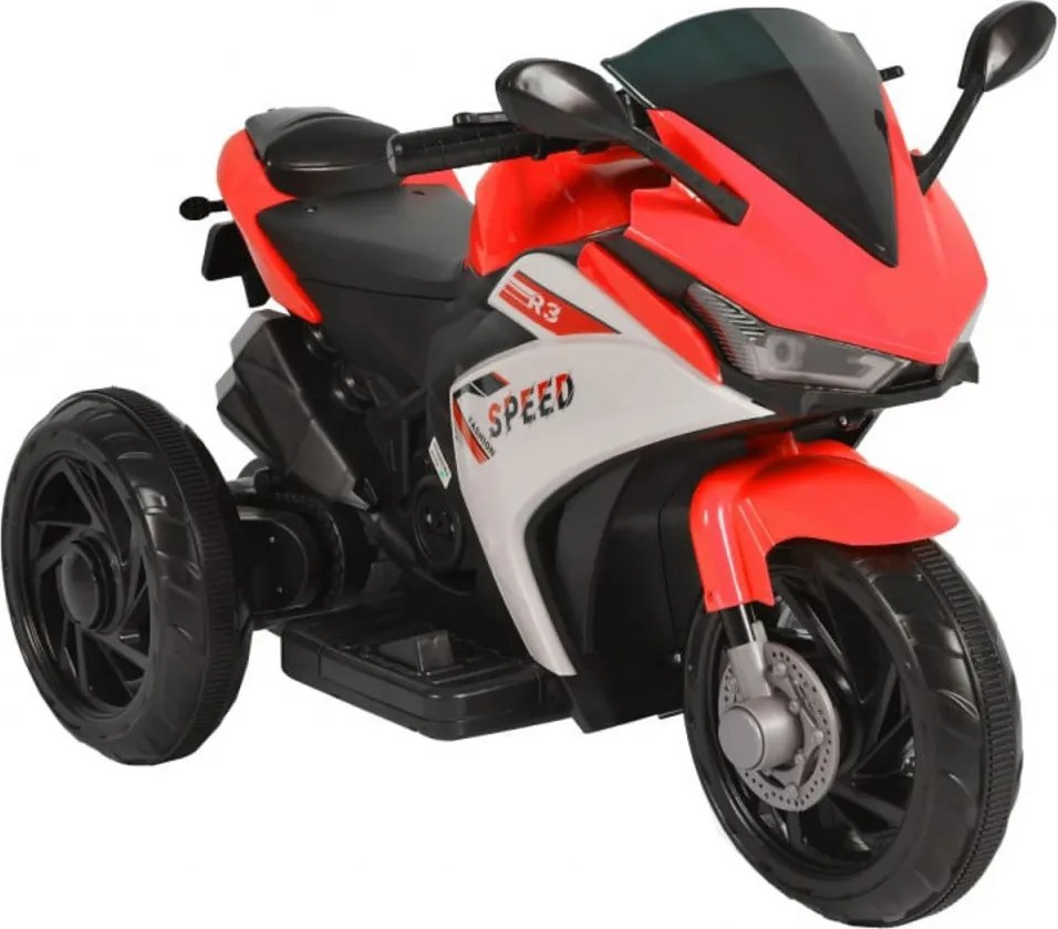 Motocicleta Electrica cu Acumulator Pentru Copii NOVOKIDS™ Speed Hurricane R3, 2-6 ani, Max 30 kg, Cu Sunete si Lumini LED, Trotineta Electrica, 3