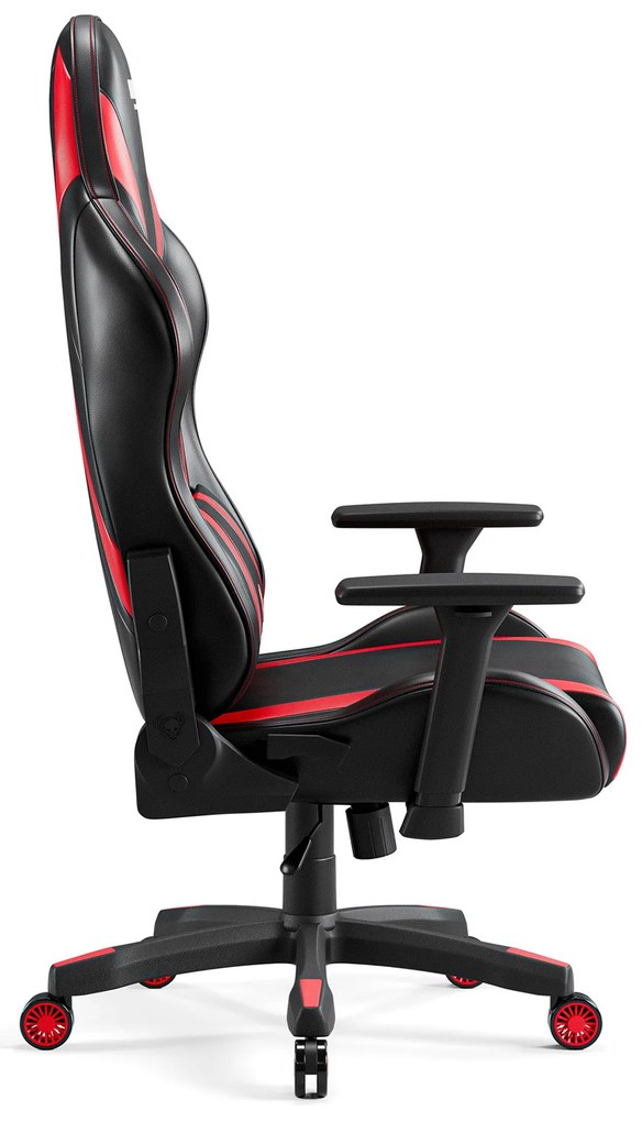 Scaun gaming Diablo X-Horn 2.0 King Size: negru-roșu