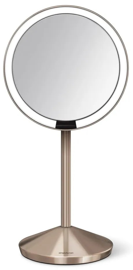 Oglindă cosmetică (10x) cu led/de mărire ø 12 cm Travel – simplehuman