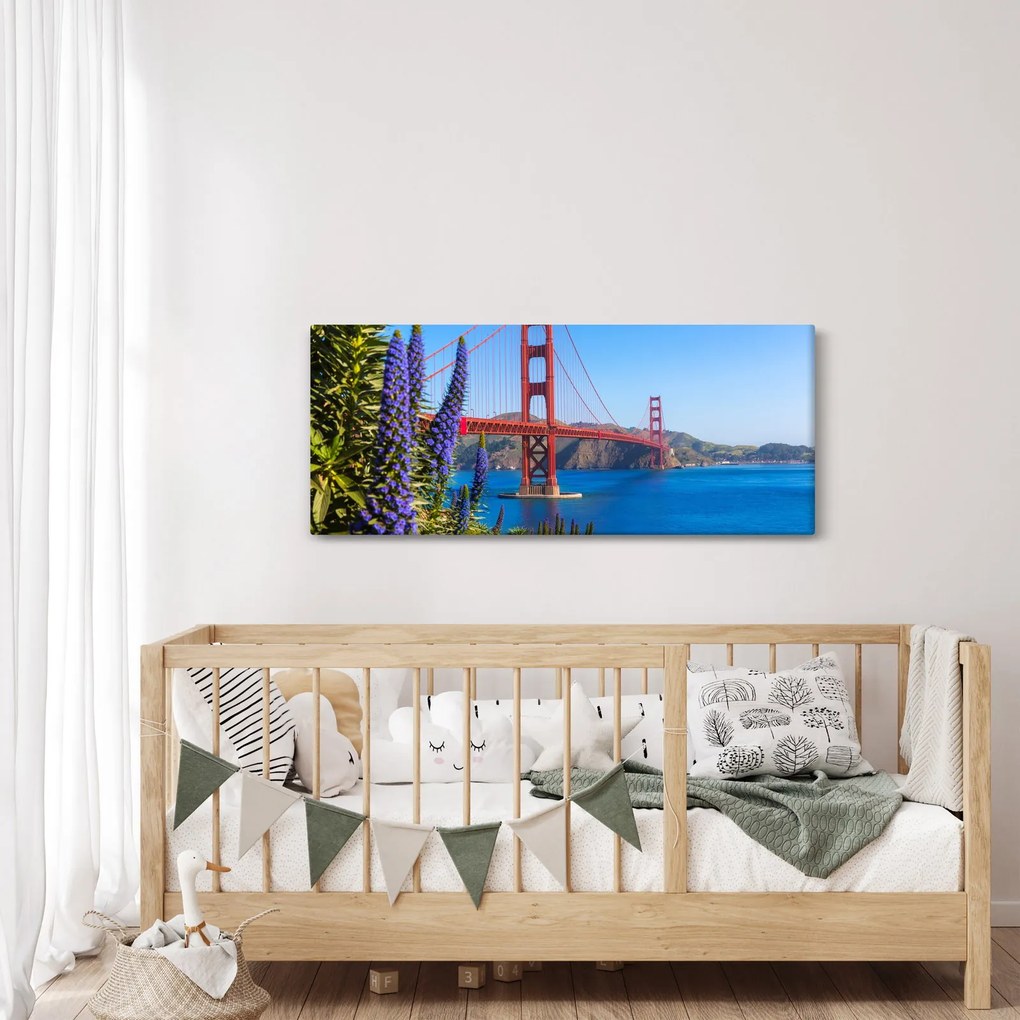 Tablou - Podul Golden Gate, San Francisco (120x50 cm)