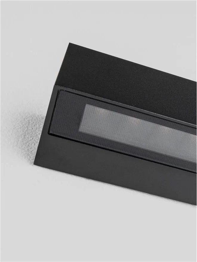 Aplica exterior neagra liniara 50cm IP65 LED CCT PRISMATIC