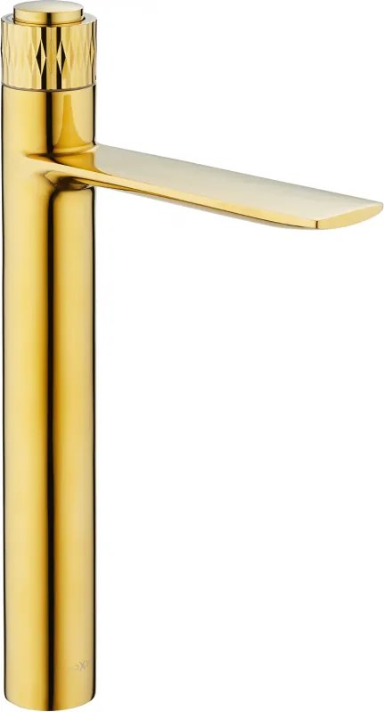 Mexen Zero+ baterie de lavoar înaltă, aurie - 71610-50