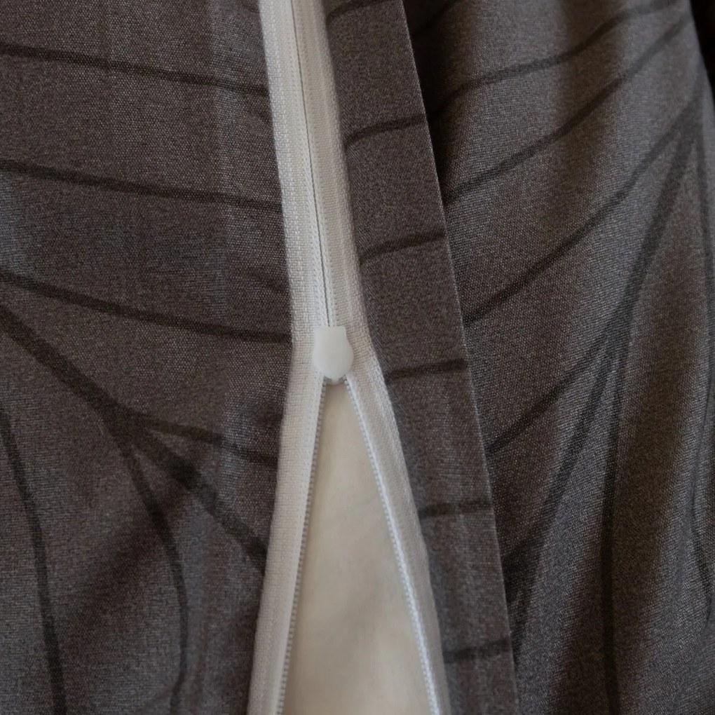 Lenjerie de pat din microfibra ORBITA gri inchis Dimensiune lenjerie de pat: 2 buc 70 x 80 cm | 160 x 200 cm