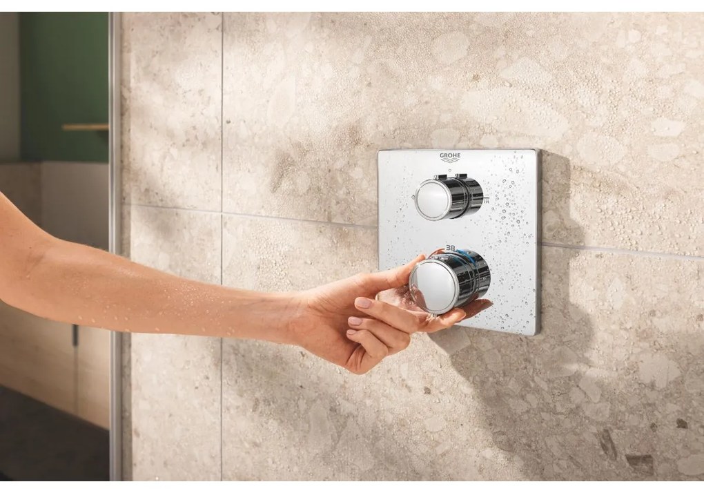 Grohe Vitalio Start set de dus ascuns cu termostat da crom 34881000