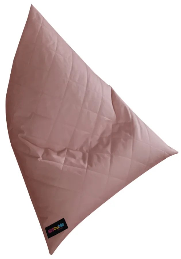 Fotoliu tip sac, material textil roz deschis, VETOK