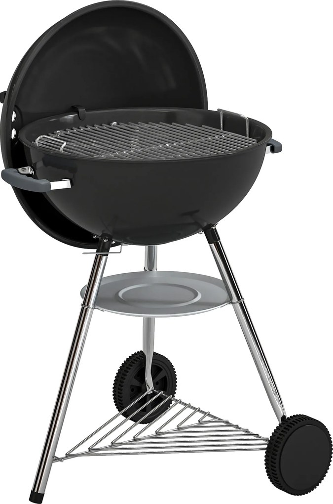 Outsunny Grătar rotund tip kettle | Aosom Romania