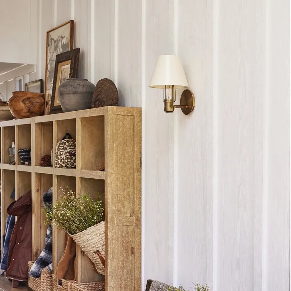 Aplica de perete LUX, Design Rustic, Alama Patinata, Kindle B1613-PBR/SSD-CE HVL