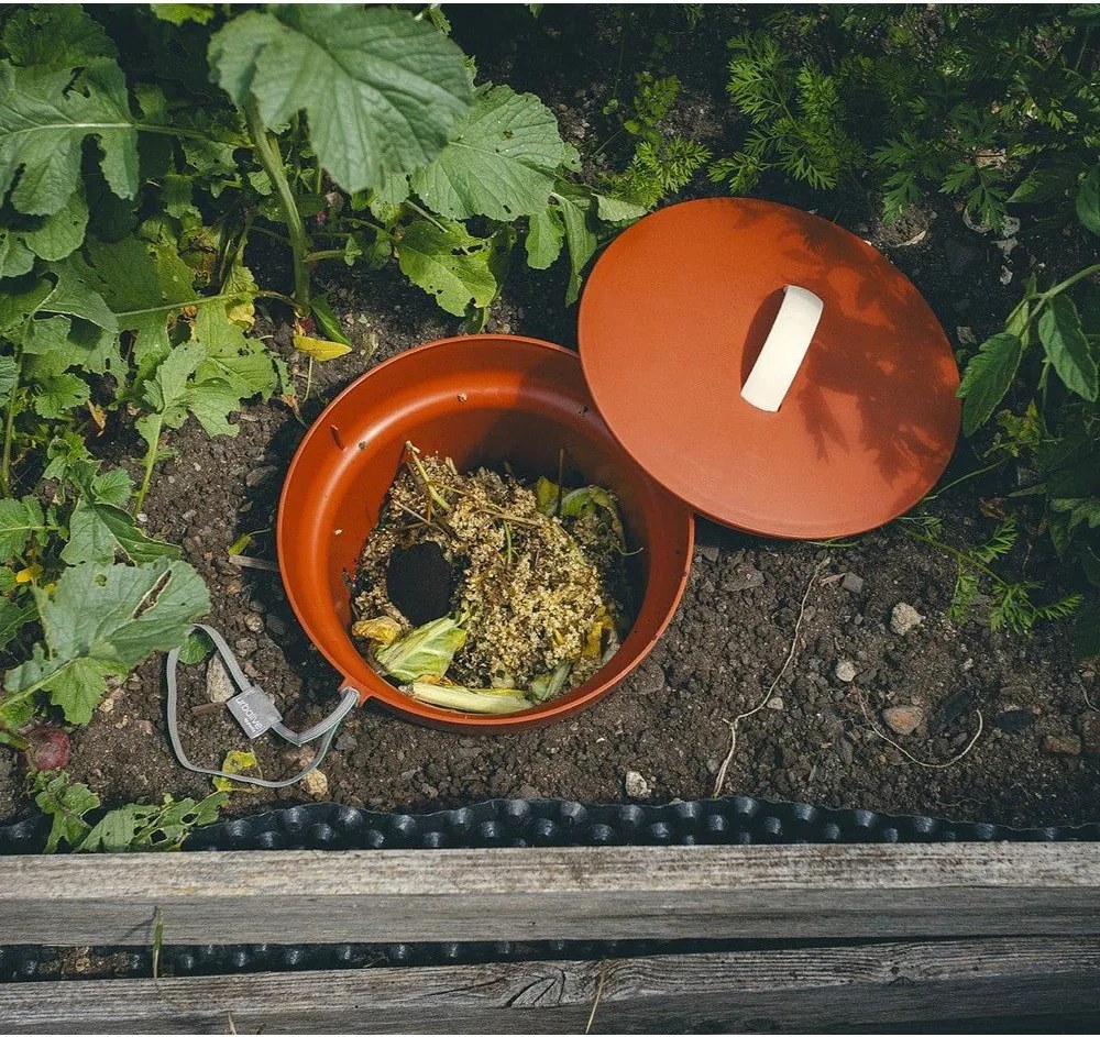 Coș pentru compost teracotă – Plastia