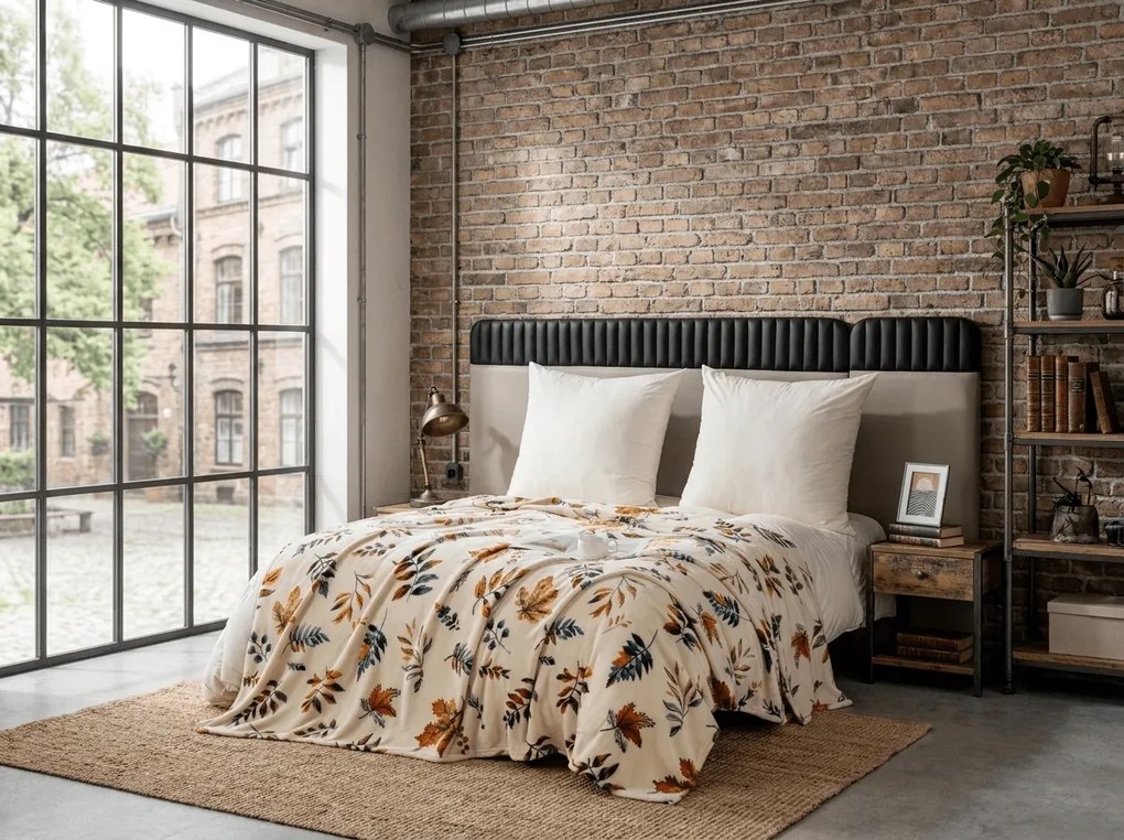 Patura Cocolino AUTUMNA, crem Dimensiune: 200 x 220 cm