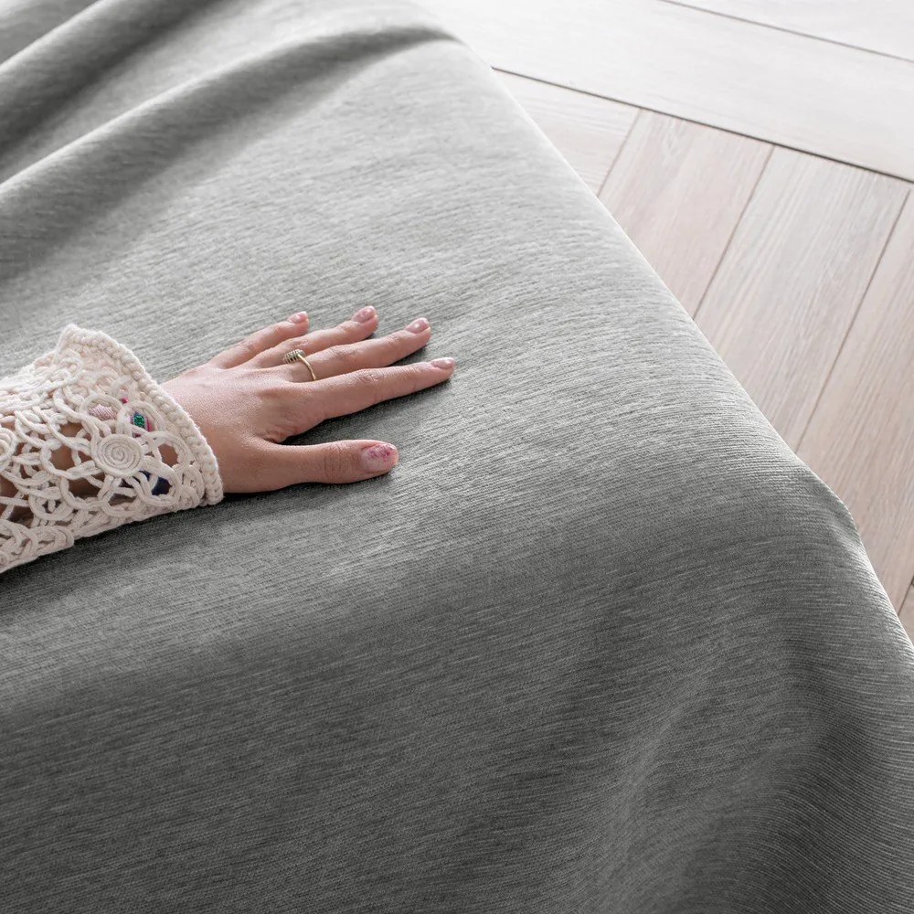 Cuvertură gri din janilie 220x240 cm Talo – Filumi