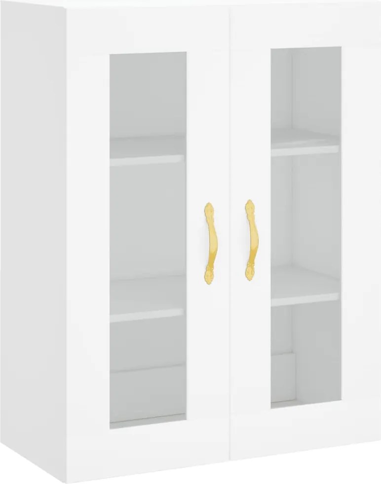 vidaXL Dulap cu montaj pe perete, alb, 69,5x34x90 cm