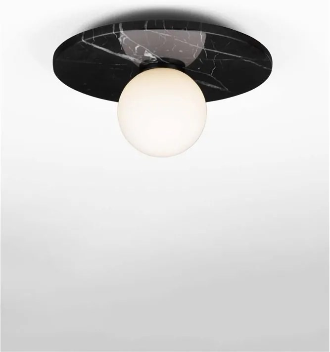 Plafoniera stil minimalist IDOR negru/opal
