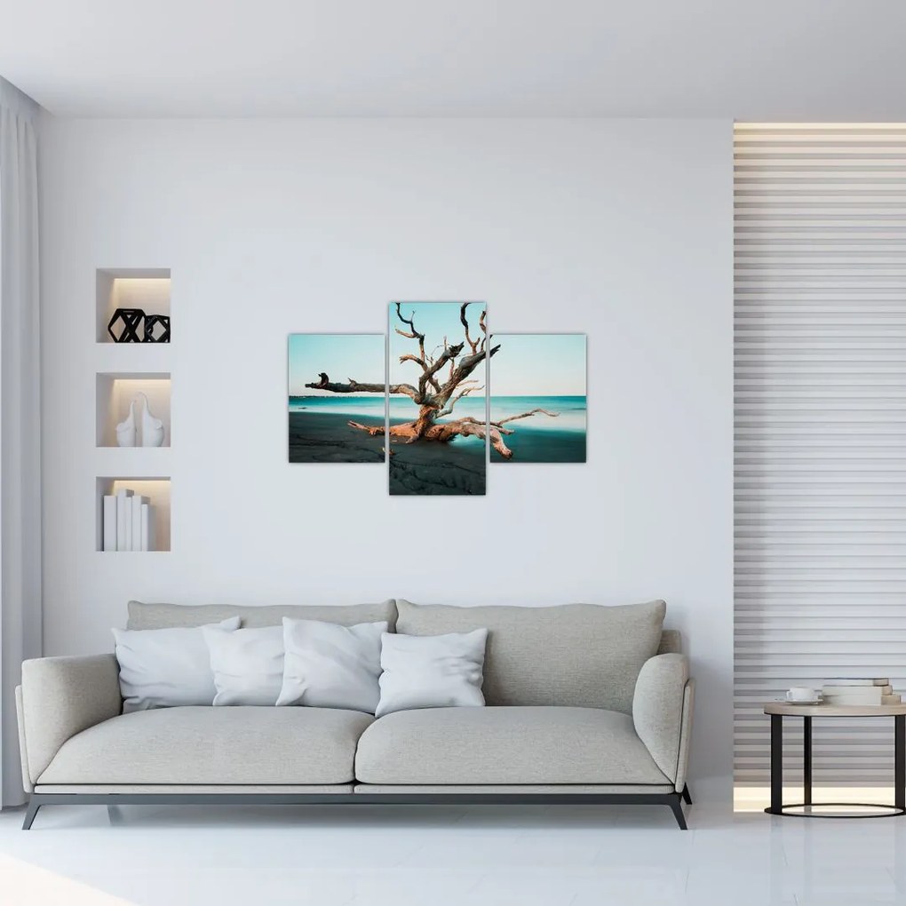 Tablou - Debarcare pe plaja (90x60 cm)