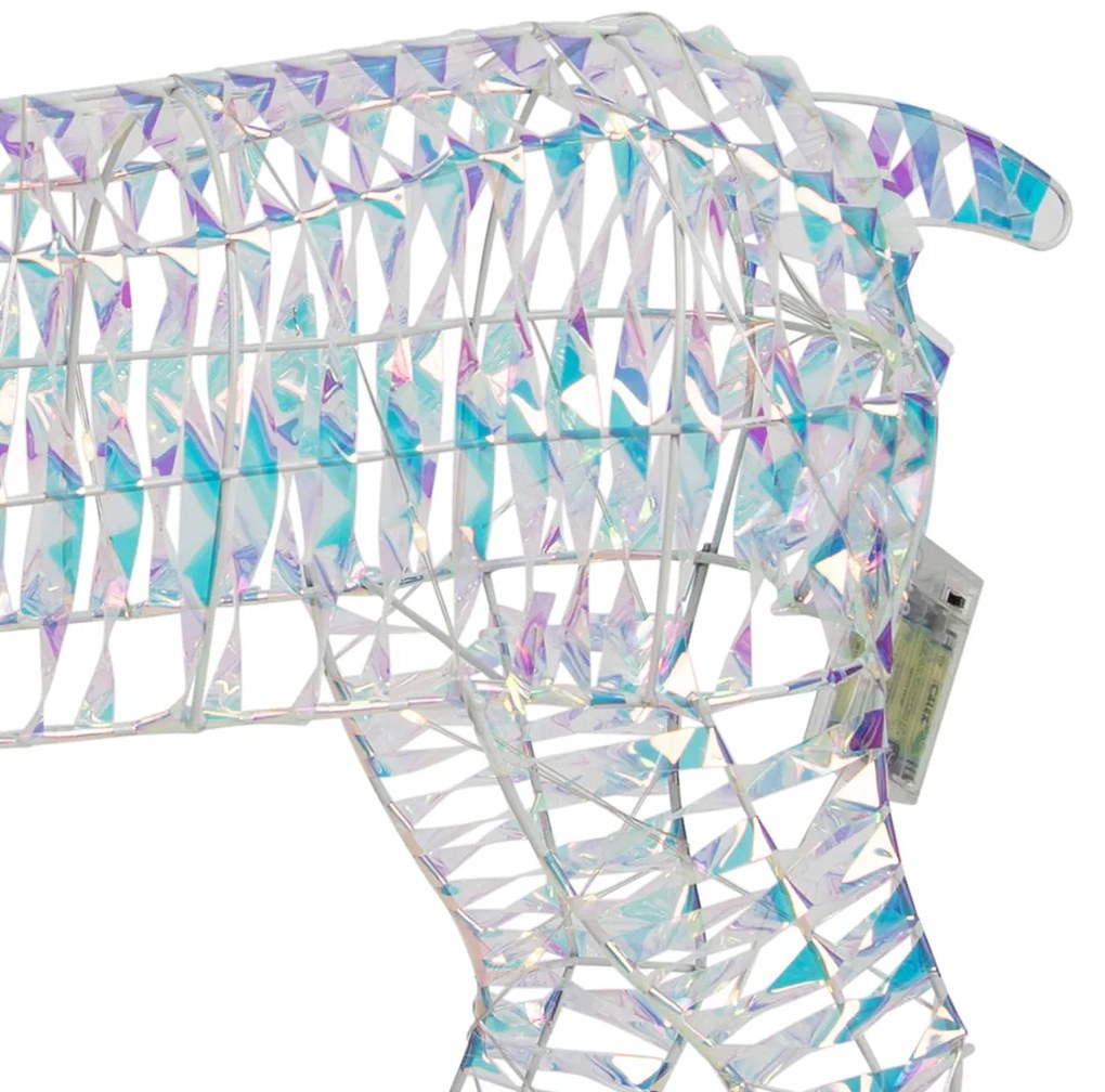 Lampă de podea de Crăciun Cerb Curcubeu 60cm incl. LED - Niji