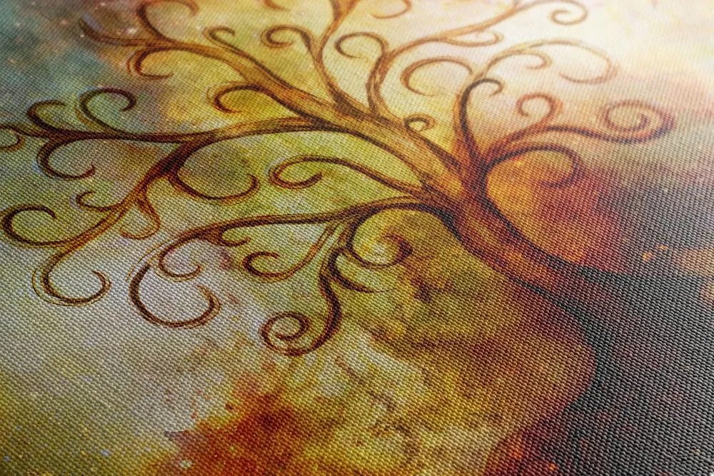 Tablou copac al vieții cu abstracție a galaxiei