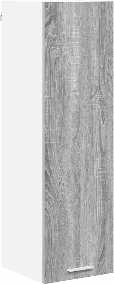 vidaXL Dulap suspendat Gri Sonoma 30 x 31 x 100 cm Lemn compozit