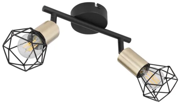 Spot de perete XARA 2xE14/40W/230V Globo 54802S-2AB