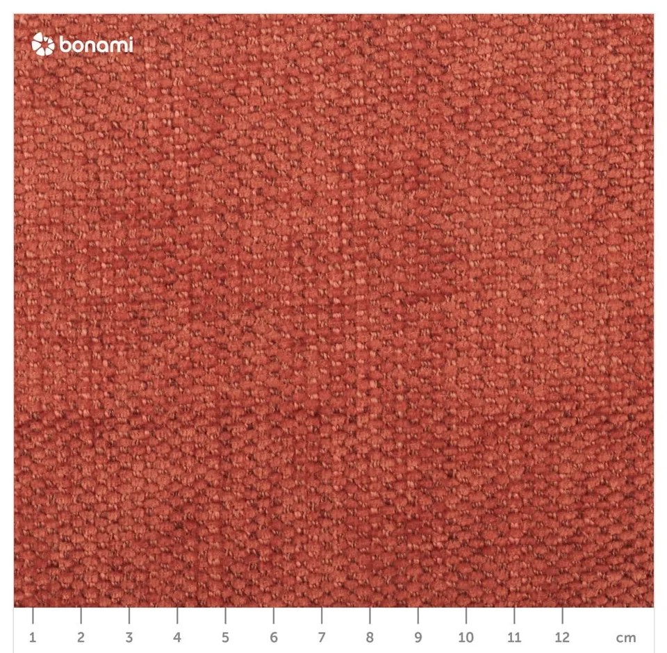 Canapea cărămizie extensibilă/cu spațiu de depozitare 251 cm Fuji – Bobochic Paris