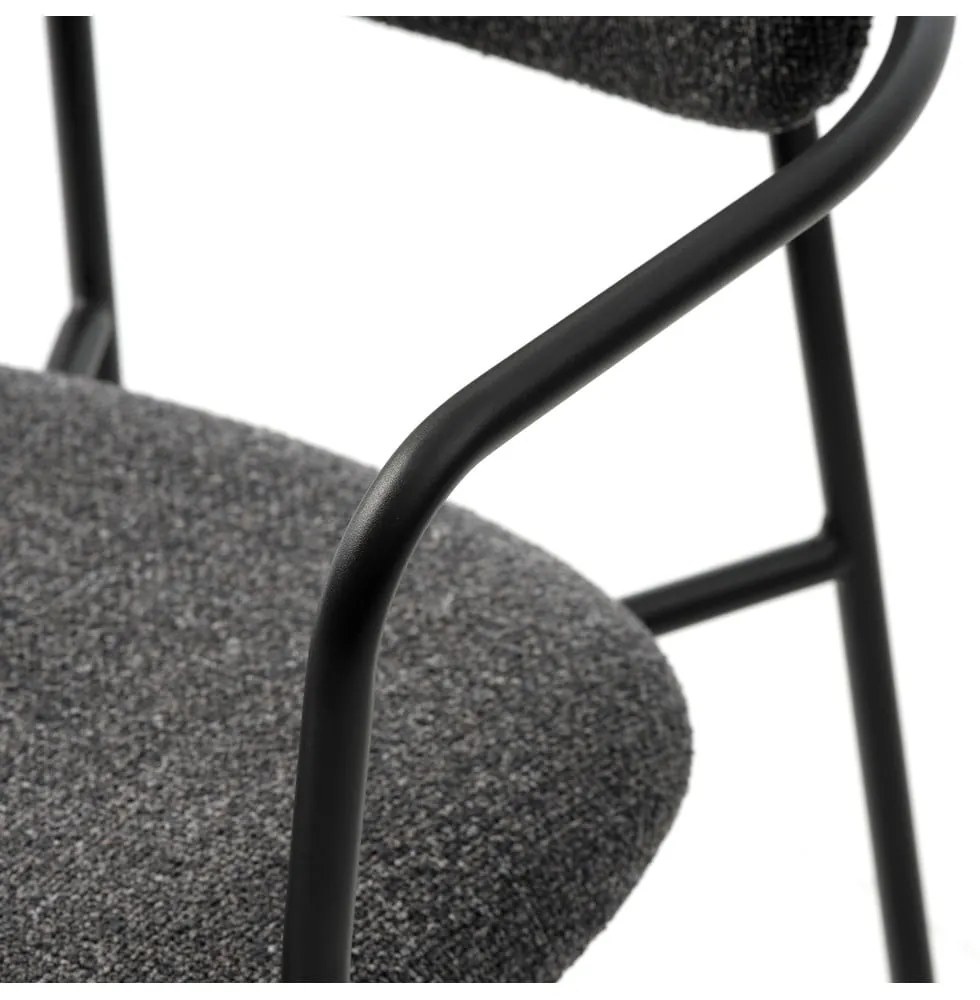 Scaun de dining gri închis Zama – Unique Furniture